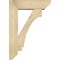 Ekena Millwork Imperial Slat Rough Sawn Bracket w/ Offset Brace, Douglas Fir, 8"W x 28"D x 40"H BKT0806X28X40IMP06RDF - alternate 2